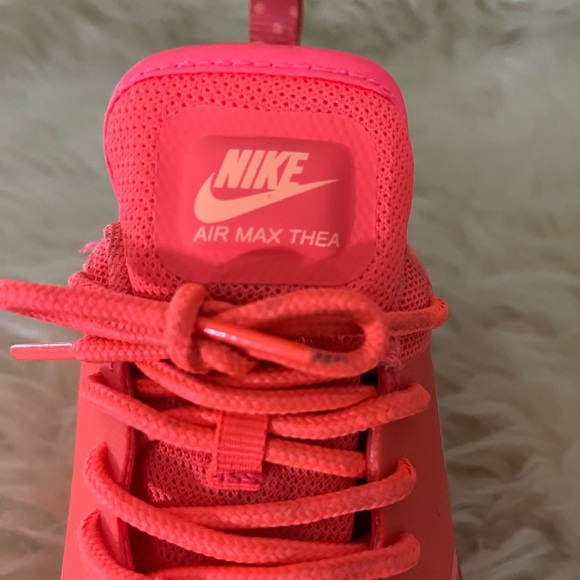 Nike Air Max Thea Orange Mid Casual Running Comfort Shoes - Picture 9 of 9